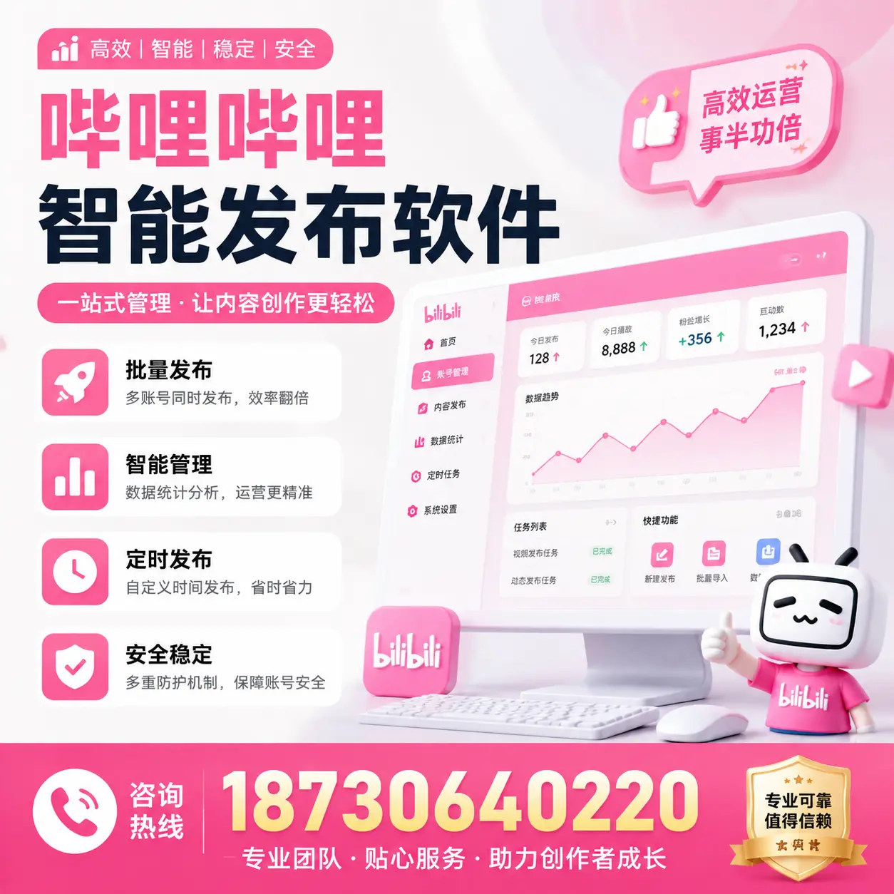 如何评估哔哩哔哩智能发布软件的ROI?佛山 企业必读